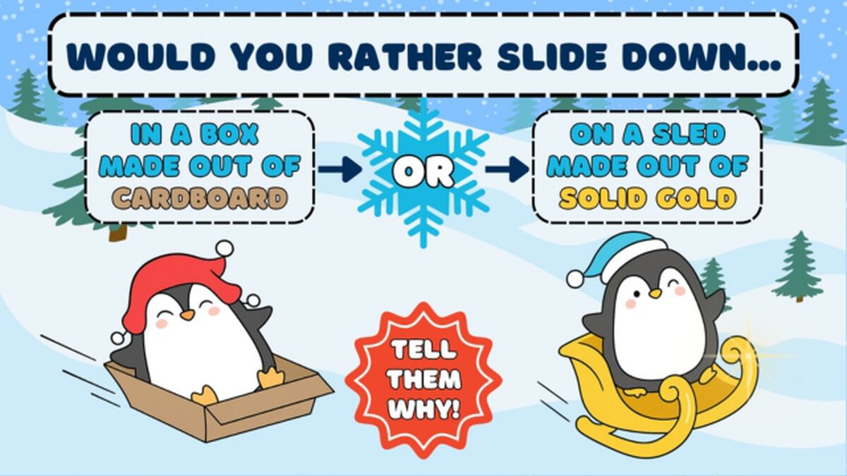 Snowy Sledding Showdown image number 2